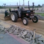 M-Prepearing surface for laying GT by Tractor at PF Museum 1
