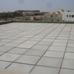 Roof Insulation Tiles in Residence at DHA Karachi