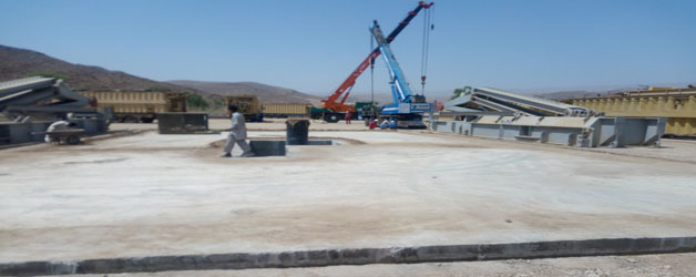 Fibre Reinforced Concrete Oil Well Pad
