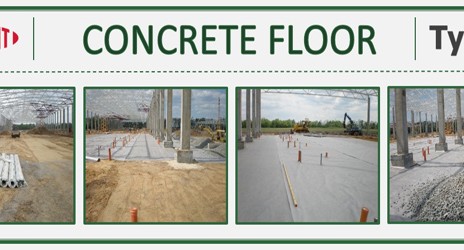 Concrete Floor with DuPont Typar