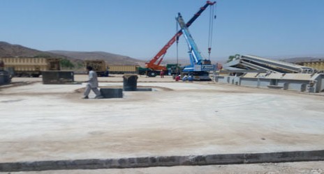 Fibre Reinforced Concrete Oil Well Pad
